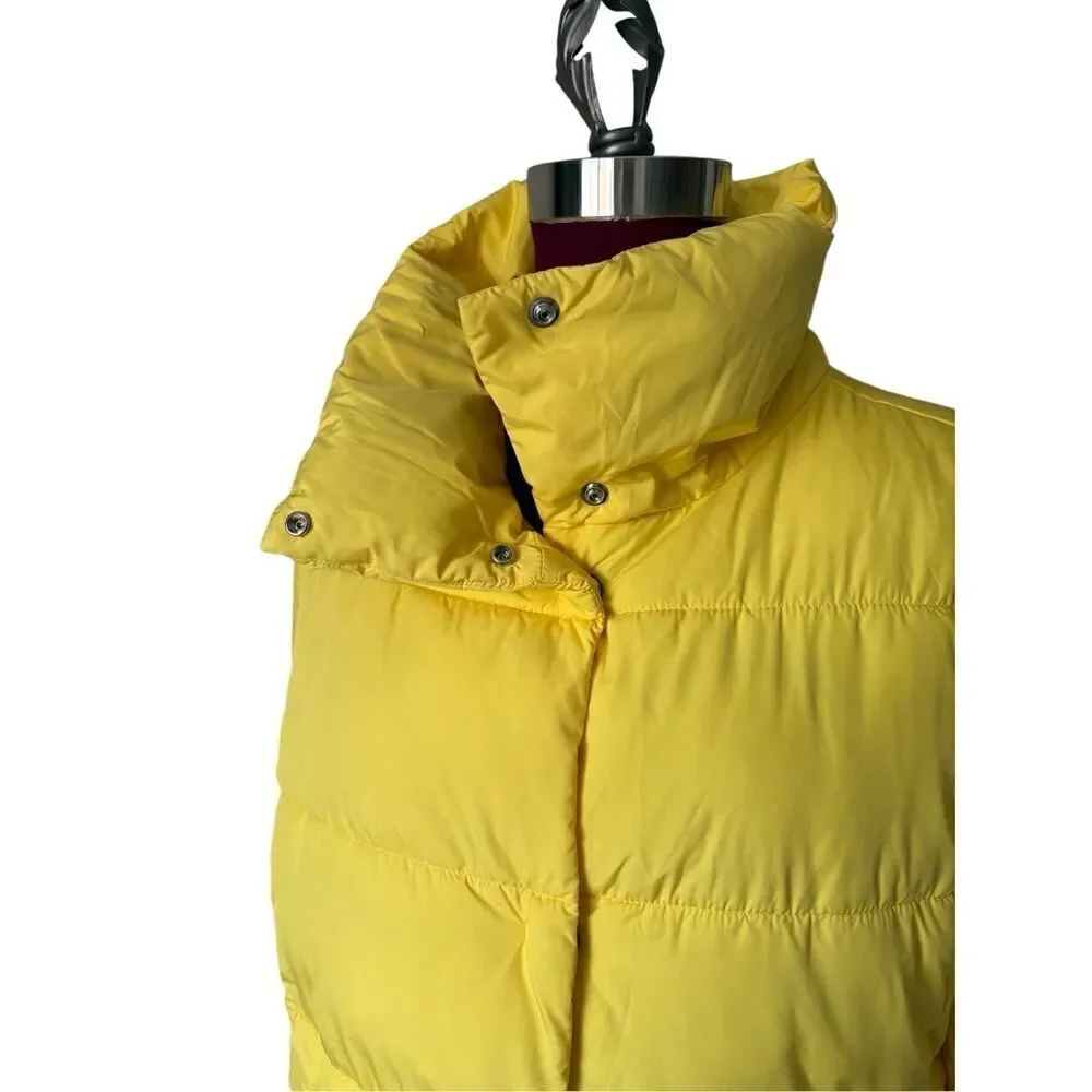Talbots DOWN ALTERNATIVE PUFFER‎ COAT size S Yellow